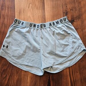 Under Armour Light Blue Athletic Shorts
